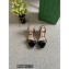 Gucci Platform 10cm Leather Espadrilles sandal Black with Double G 2022