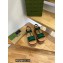 Gucci Striped multicolor woven Platform 7cm Espadrilles sandals Green 2022