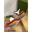 Gucci Striped multicolor woven Platform 7cm Espadrilles sandals White 2022