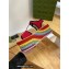 Gucci Striped multicolor woven Platform 7cm Espadrilles sandals Red 2022