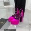 Versace Heel 15cm Platform 5.5cm Medusa Aevitas Satin Pointy Pumps Fuchsia 2022