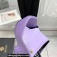 Versace Heel 16cm Platform 6.5cm Triplatform Mules Leather Lilac 2022