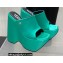 Versace Heel 16cm Platform 6.5cm Triplatform Mules Satin Green 2022
