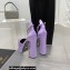 Versace Heel 15cm Platform 5.5cm Medusa Aevitas Satin Pointy Pumps Lilac 2022