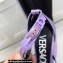 Versace Heel 16cm Platform 6.5cm Triplatform Satin Sandals Lilac 2022