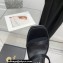 Versace Heel 16cm Platform 6.5cm Triplatform Satin Sandals Black 2022
