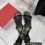 Valentino Rockstud No Limit Nappa Flat Sandals Black 2022