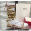 Valentino Rockstud No Limit Nappa Flat Sandals Nude 2022