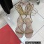 Valentino Rockstud No Limit Nappa Flat Sandals Nude 2022