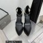 Versace Heel 15cm Platform 5.5cm Medusa Aevitas Satin Pointy Pumps Black 2022