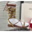 Valentino Rockstud No Limit Nappa Flat Sandals Brown 2022