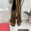 Valentino Rockstud No Limit Nappa Flat Sandals Brown 2022