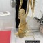 Valentino Rockstud No Limit Nappa Flat Thong Sandals Gold 2022