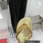 Valentino Rockstud No Limit Nappa Flat Thong Sandals Gold 2022