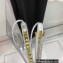 Valentino Rockstud No Limit Nappa Flat Ankle Sandals Silver 2022