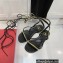 Valentino Rockstud No Limit Nappa Flat Ankle Sandals Black 2022