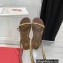 Valentino Rockstud No Limit Nappa Flat Ankle Sandals Brown 2022