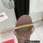 Valentino Rockstud No Limit Nappa Flat Ankle Sandals Brown 2022