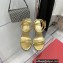 Valentino Heel 10cm Rockstud No Limit Nappa Sandals Gold 2022