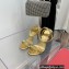 Valentino Heel 10cm Rockstud No Limit Nappa Sandals Gold 2022