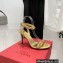 Valentino Heel 10cm Rockstud No Limit Nappa Sandals Gold 2022