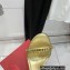 Valentino Heel 10cm Rockstud No Limit Nappa Sandals Gold 2022
