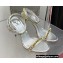 Valentino Heel 10cm Rockstud No Limit Nappa Sandals Silver 2022