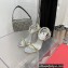 Valentino Heel 10cm Rockstud No Limit Nappa Sandals Silver 2022