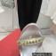 Valentino Heel 10cm Rockstud No Limit Nappa Sandals Silver 2022