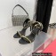 Valentino Heel 10cm Rockstud No Limit Nappa Sandals Black 2022