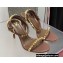 Valentino Heel 10cm Rockstud No Limit Nappa Sandals Brown 2022