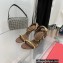 Valentino Heel 10cm Rockstud No Limit Nappa Sandals Brown 2022