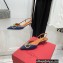 Valentino Heel 3.5cm Vlogo Denim Slingback Pumps 2022