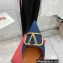 Valentino Heel 3.5cm Vlogo Denim Slingback Pumps 2022