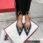 Valentino Vlogo Denim Slingback Flats 2022