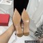 Valentino Vlogo Denim Slingback Flats 2022