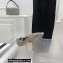 Aquazzura Heel 9.5cm Love Link Sling Pumps Gray 2022