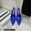 Aquazzura Heel 9.5cm Love Link Sling Pumps Blue 2022