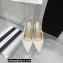 Aquazzura Heel 9.5cm Love Link Sling Pumps White 2022
