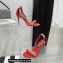 Aquazzura Heel 9.5cm Love Link Sandals Red 2022