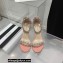 Aquazzura Heel 9.5cm Love Link Sandals Pink 2022
