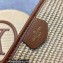 Louis Vuitton knitted raffia Saint Jacques Bag M59963 Caramel Brown