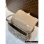 Louis Vuitton Monogram Empreinte leather Madeleine MM Bag M46041 Dove Gray/Crème Beige