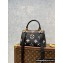 Louis Vuitton Monogram Empreinte leather Madeleine BB Bag M45978 Black/Beige