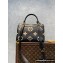Louis Vuitton Monogram Empreinte leather Madeleine MM Bag Black/Beige