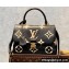 Louis Vuitton Monogram Empreinte leather Madeleine MM Bag Black/Beige