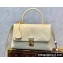 Louis Vuitton Monogram Empreinte leather Madeleine MM Bag Crème Beige