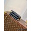 Louis Vuitton Monogram-embossed puffy lambskin Beltbag Coussin Bag M81125 Black