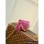Louis Vuitton Monogram-embossed puffy lambskin Beltbag Coussin Bag M81127 Purple