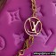 Louis Vuitton Monogram-embossed puffy lambskin Beltbag Coussin Bag M81127 Purple